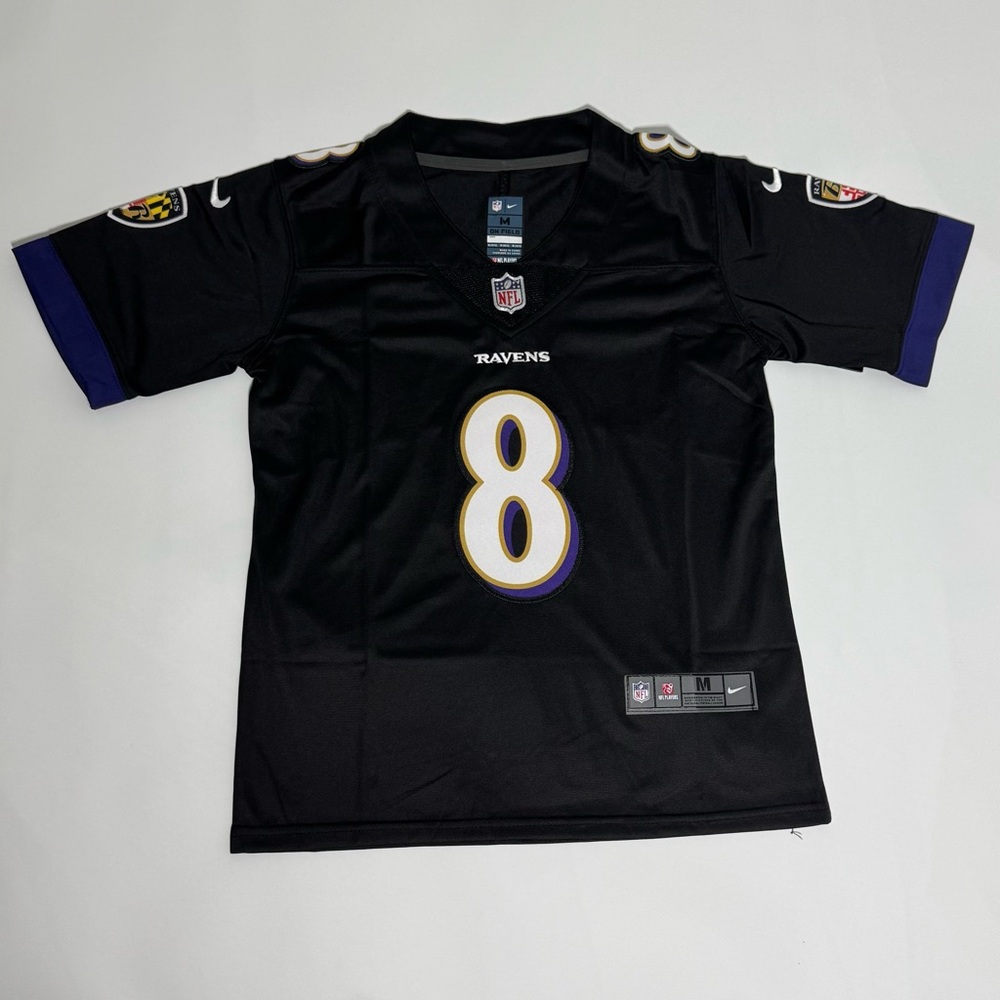 Youth Lamar Jackson Ravens jersey black